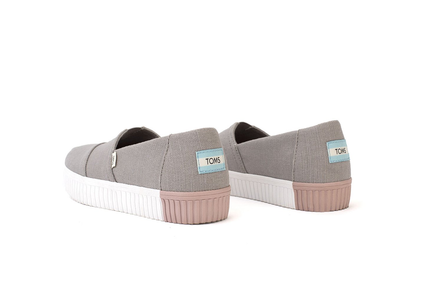 Toms Alpargata Indio Slip On Espadrille Grey - Womens - 64735-VLYN